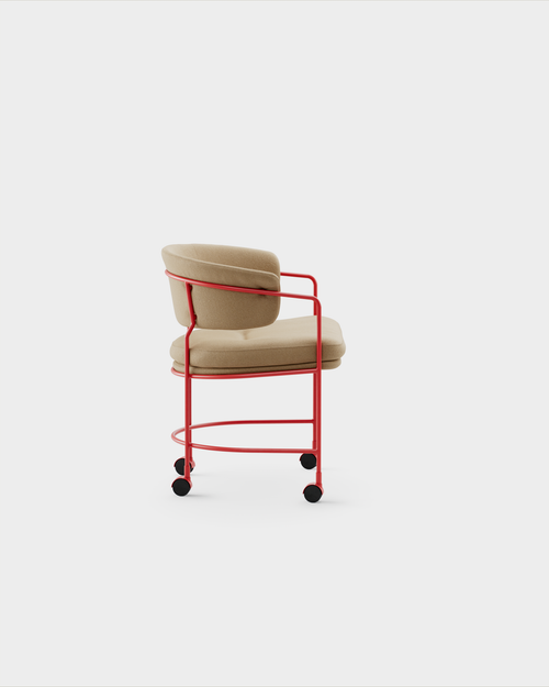 Astro Armchair w Castors