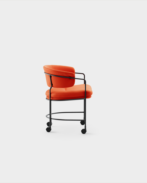 Astro Armchair w Castors