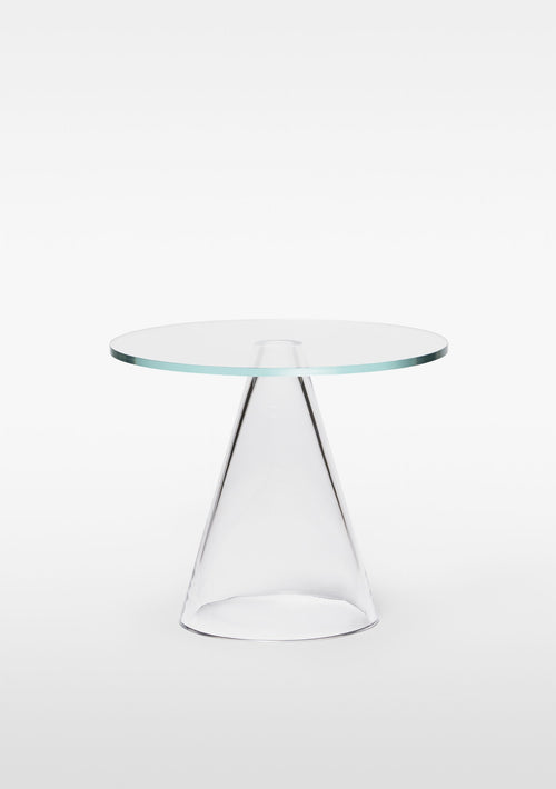 Sander Table - Round, D 480, H 400 - Clear - Glass